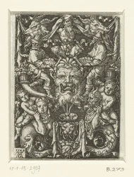 Flächendekoration mit Grotesken