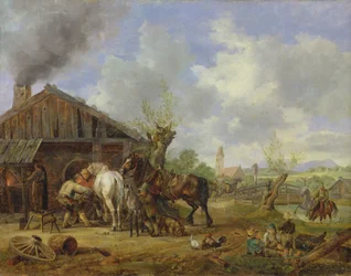 Der Dorfschmied, 1826