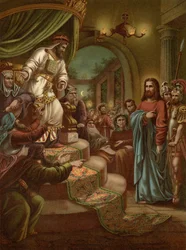 Christus verurteilt durch falsches Zeugnis