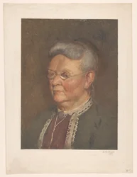 Porträt einer alten Dame