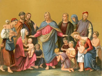 Christus segnet Kinder