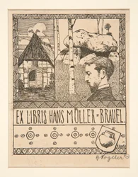 Ex Libris Hans Mueller-Brauel