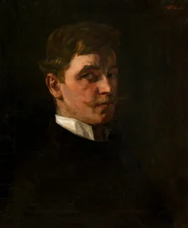 Selbstporträt, 1876-1877