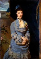Porträt der Großherzogin Maria Fjodorowna, Prinzessin Dagmar von Dänemark, 1847-1928, 1874