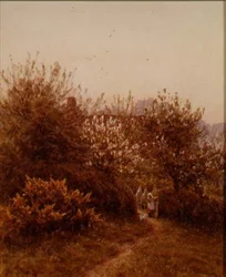 Der Obstgarten im Frühling
