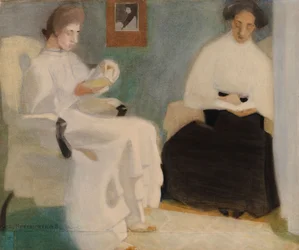 Lesende Mädchen
