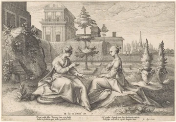 Juno nähert sich Semele in der Gestalt von Beroë (Metamorphosen von Ovid)