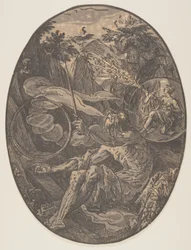 Demogorgon in der Höhle der Ewigkeit, aus Die Gottheiten
