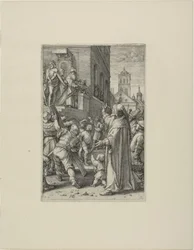 Ecce Homo, Platte acht aus Die Passion Christi
