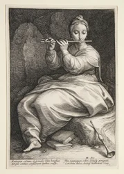 Euterpe, Tafel 6 aus der Serie Die neun Musen