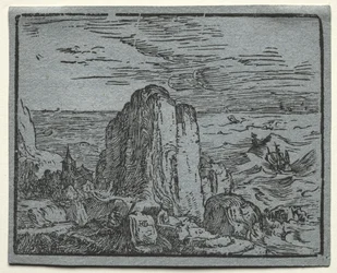 Vier kleine Landschaften: Nr. 4, Klippe am Meer