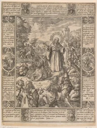 Levamen Onustorum, Blatt 1 der Folge „Allegorien des christlichen Glaubens“