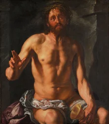 Schmerzensmann mit einem Kelch (Christus als Erlöser)