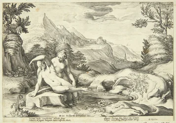 Salmakis und Hermaphroditos