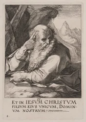 St. Andreas, aus Christus, die Apostel und St. Paulus mit dem Glaubensbekenntnis
