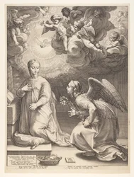 Die Verkündigung, aus Die Geburt und das frühe Leben Christi