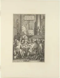 Das letzte Abendmahl, Platte eins aus Die Passion Christi