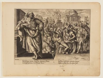 Das Martyrium des Hl. Bartholomäus, aus Das Martyrium Christi und der Apostel