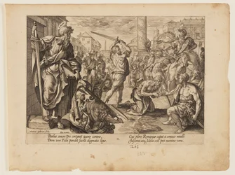 Das Martyrium des Heiligen Paulus, aus Das Martyrium Christi und der Apostel