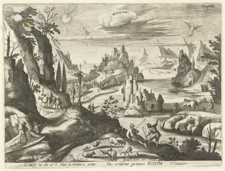Landschaft mit dem Sturz des Ikarus