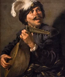 Lautenspieler singt, ca. 1626