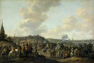 Die Abreise von König Karl II. von England aus Scheveningen, 2. Juni 1660