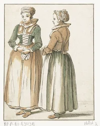 Zwei stehende Frauen