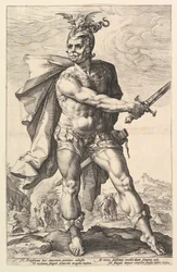 Mucius Scaevola, aus der Serie Die römischen Helden