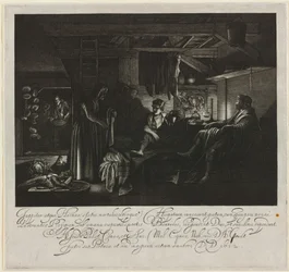 Jupiter und Merkur im Haus von Philemon und Baucis