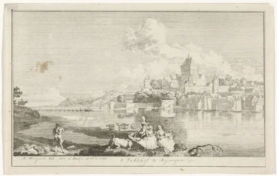 Ansicht des Valkhofs in Nijmegen