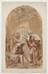 S. Peter tauft S. Processus und S. Martianus