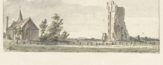 Die Ruine des Hauses zu Kleef bei Haarlem