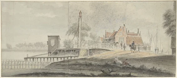 Die Schleuse in Spaarndam