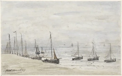 Fischerboote am Strand
