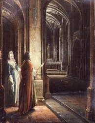 Figuren in einer Kirche