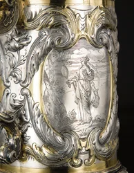 Detail eines Krugs, Danzig, ca. 1670