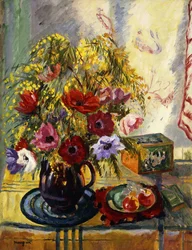 Blumen und Früchte