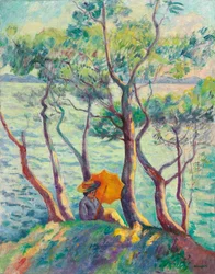 Jeanne mit dem Sonnenschirm, Cavaliere
