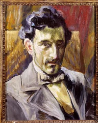 Porträt des Komponisten Maurice Ravel (1875-1937) Gemälde von Henri Manguin (1874-1949) 1903