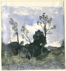 Bewaldete Landschaft