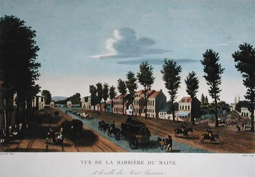 Die Barriere du Maine, um 1815-20