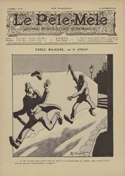 Force majeure. Illustration für Le Pele-Mele, 1902