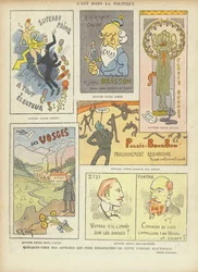 Französische Wahlplakate, Illustration für Le Rire