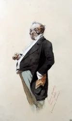 Porträt des Autors in Monsieur Prud
