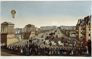 Einzug Seiner Majestät Louis XVIII in Paris