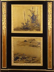 Ein mit Ormolu montierter Sekretär im Louis XVI-Stil (Detail)