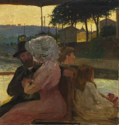 Auf dem Fluss, ca. 1900