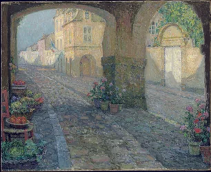 Boutique in der alten Veranda