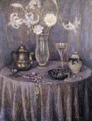 Der Tisch, graue Harmonie