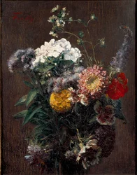 Stillleben: gemischte Blumen, ca. 1850-1900